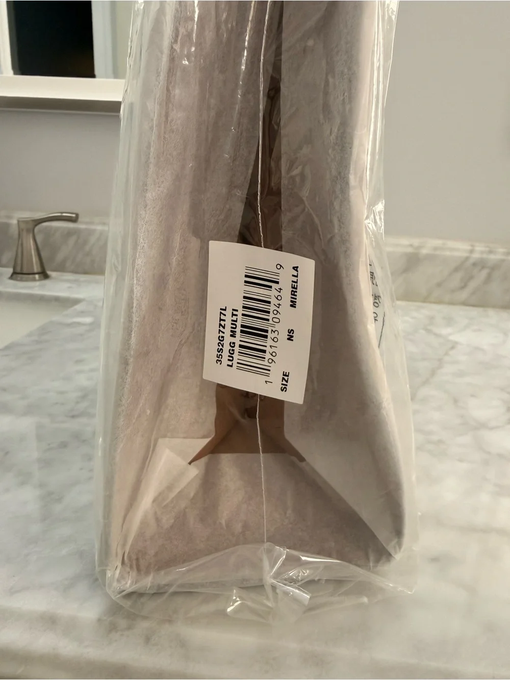 Michael Kors Light Beige Tote with Logo Contrast Trim